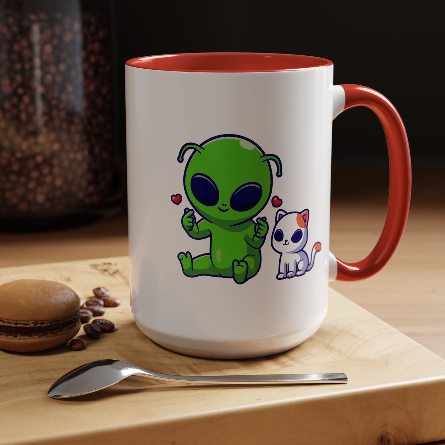 Alien Mug - Cute Alien Cat