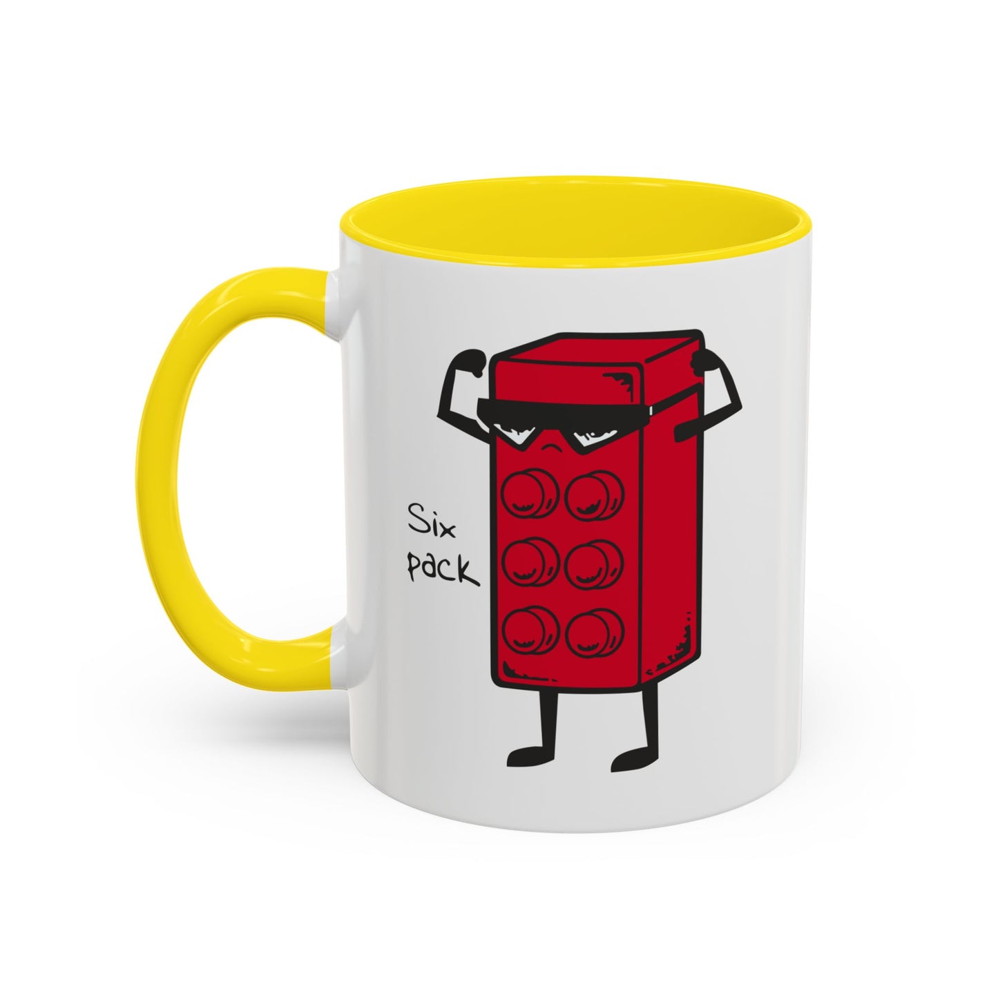 Humor Mug - Six Pack Lego Block