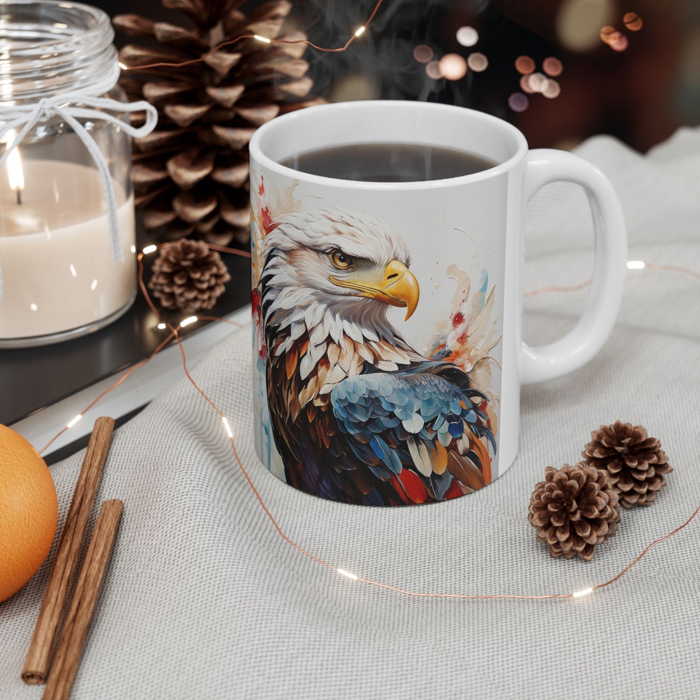 Artistic Mug - Eagle Oil Painting
