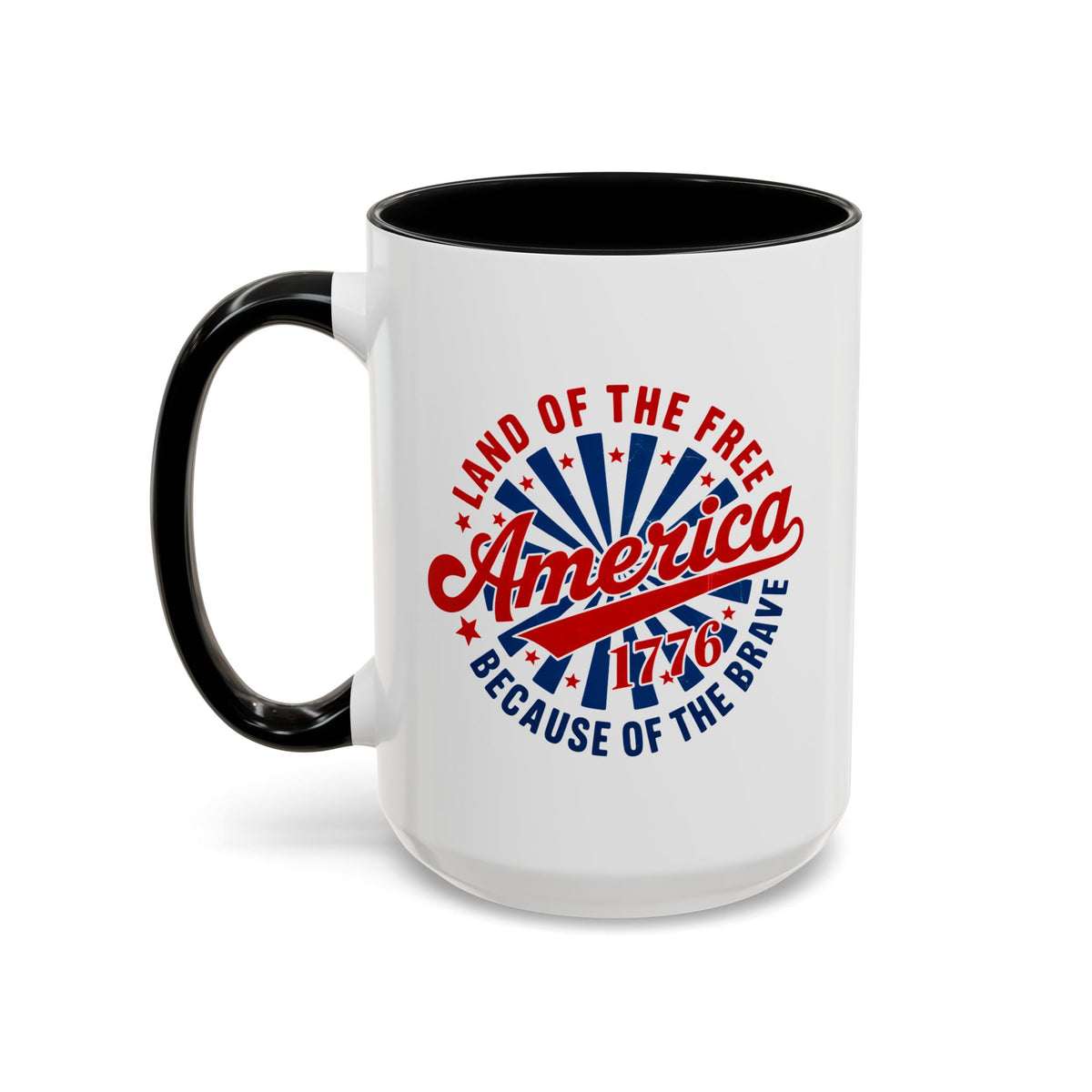 4th of July Mug - America 1776 Land of the Free