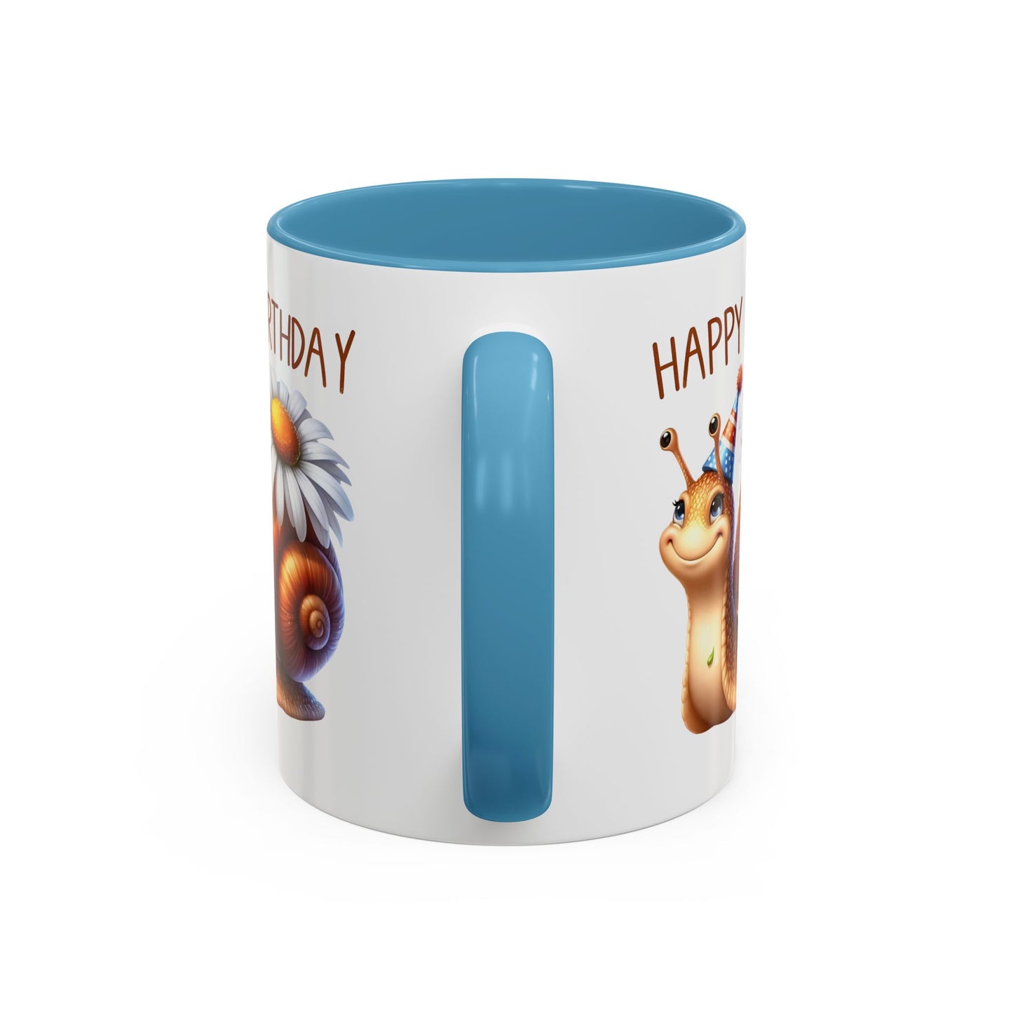 Birthday Mug - Snail Flower