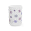 Christmas Mug - Pink & Purple Snowflakes Pattern