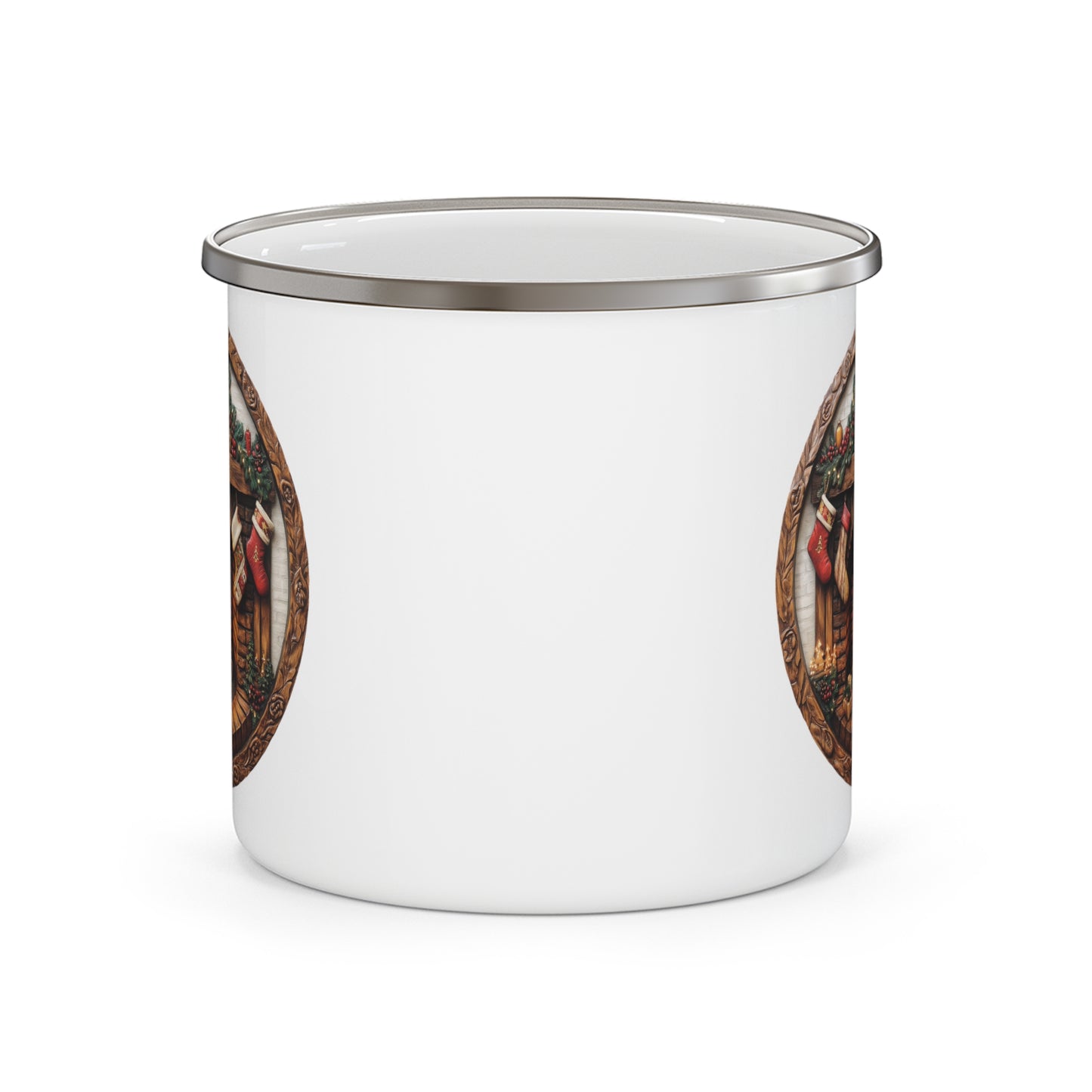 Christmas Mug - Christmas Fireplace Plaque