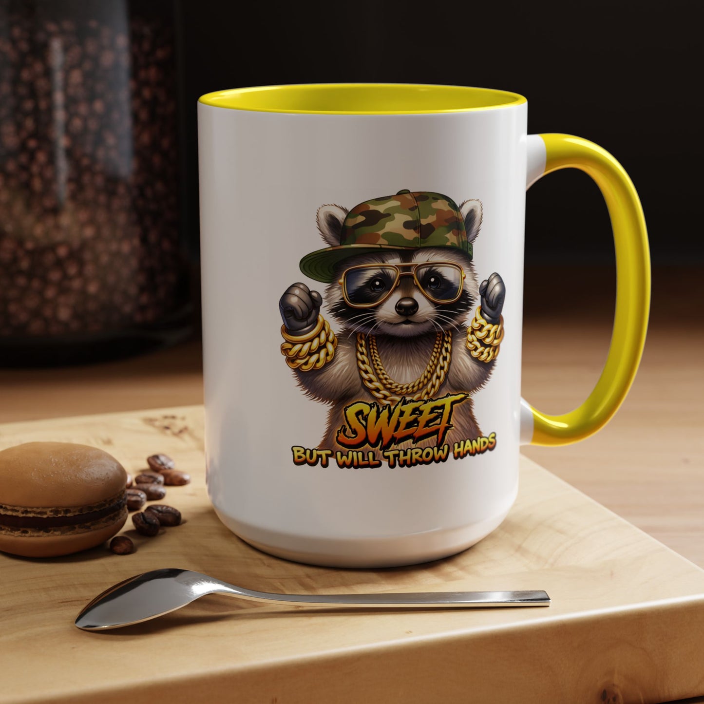Humor Mug - Sweet But Will Throw Hands