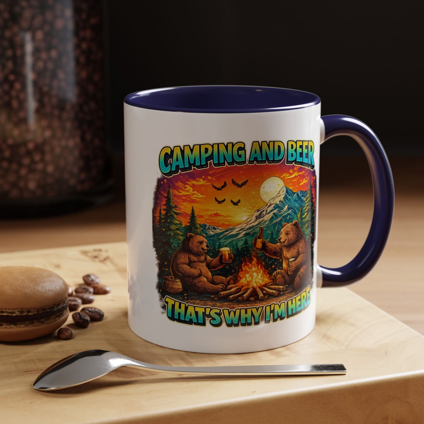 Humor Mug - Camping and Beer