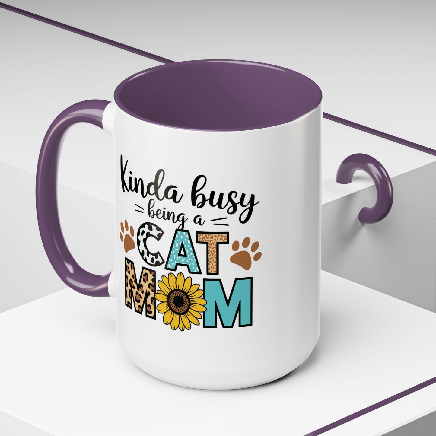 Animal Mug - Kinda Busy Being a Cat Mom