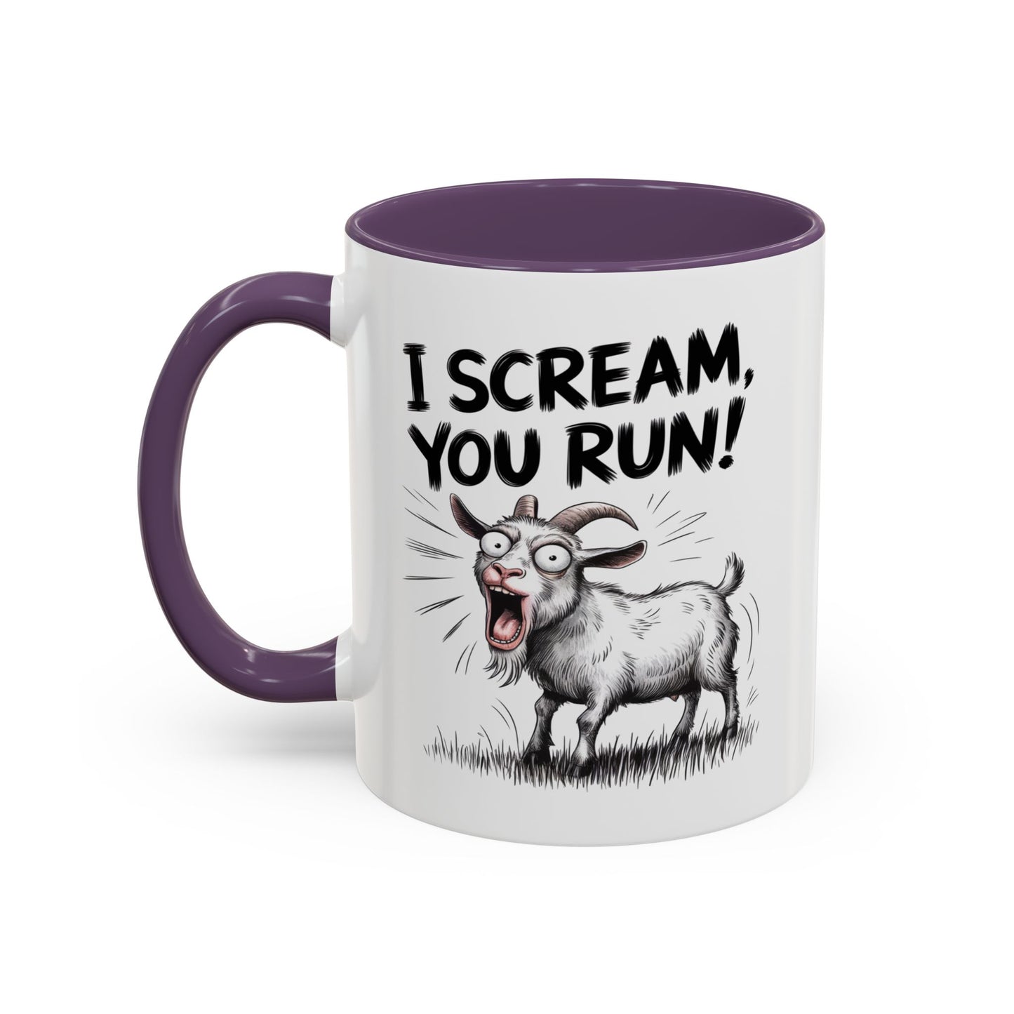 Humor Mug - I Scream, You Run