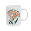 Motivation Mug - Progress Not Perfection Flowers