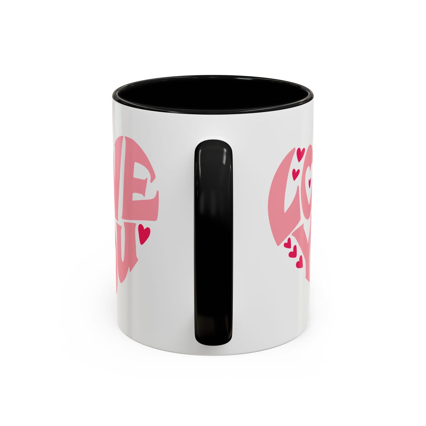 Valentine's Day Mug - Love You Heart Lettering