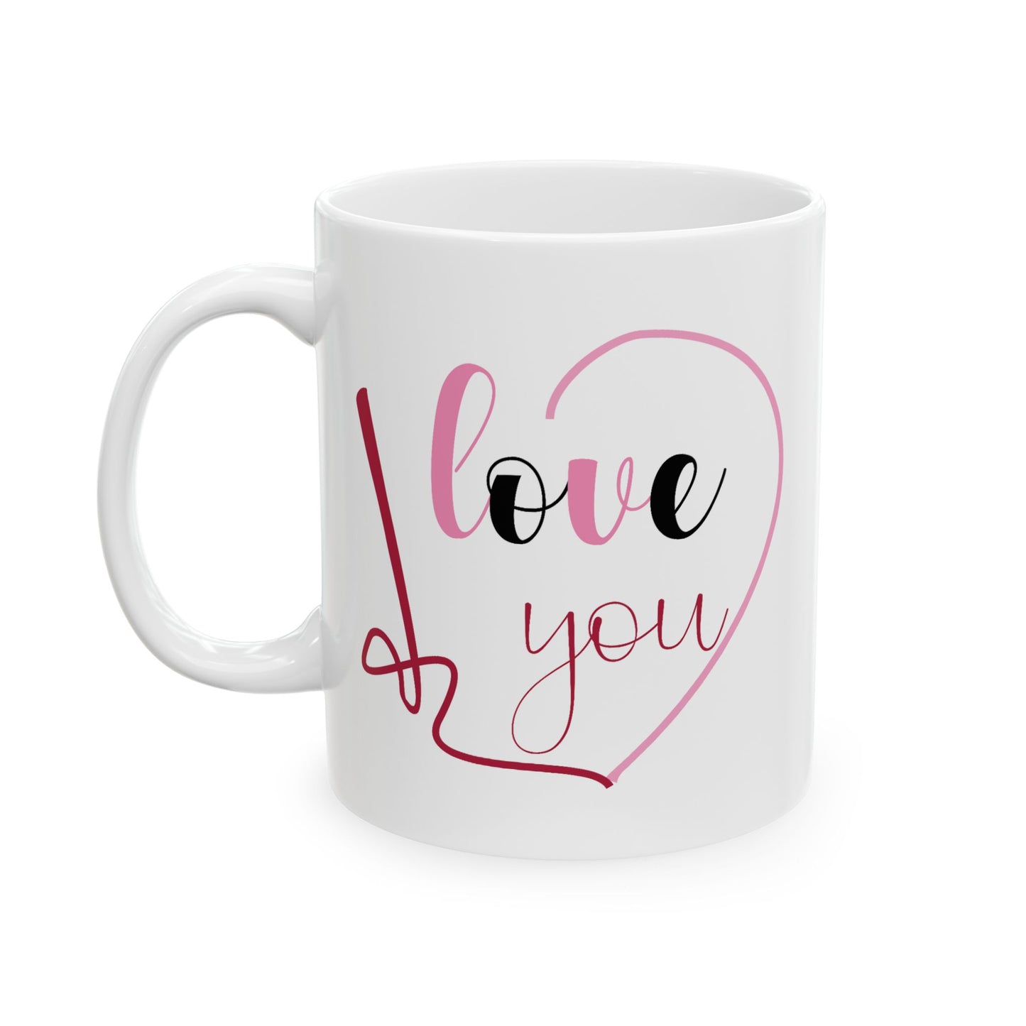 Anniversary Mug - I Love You Graphic