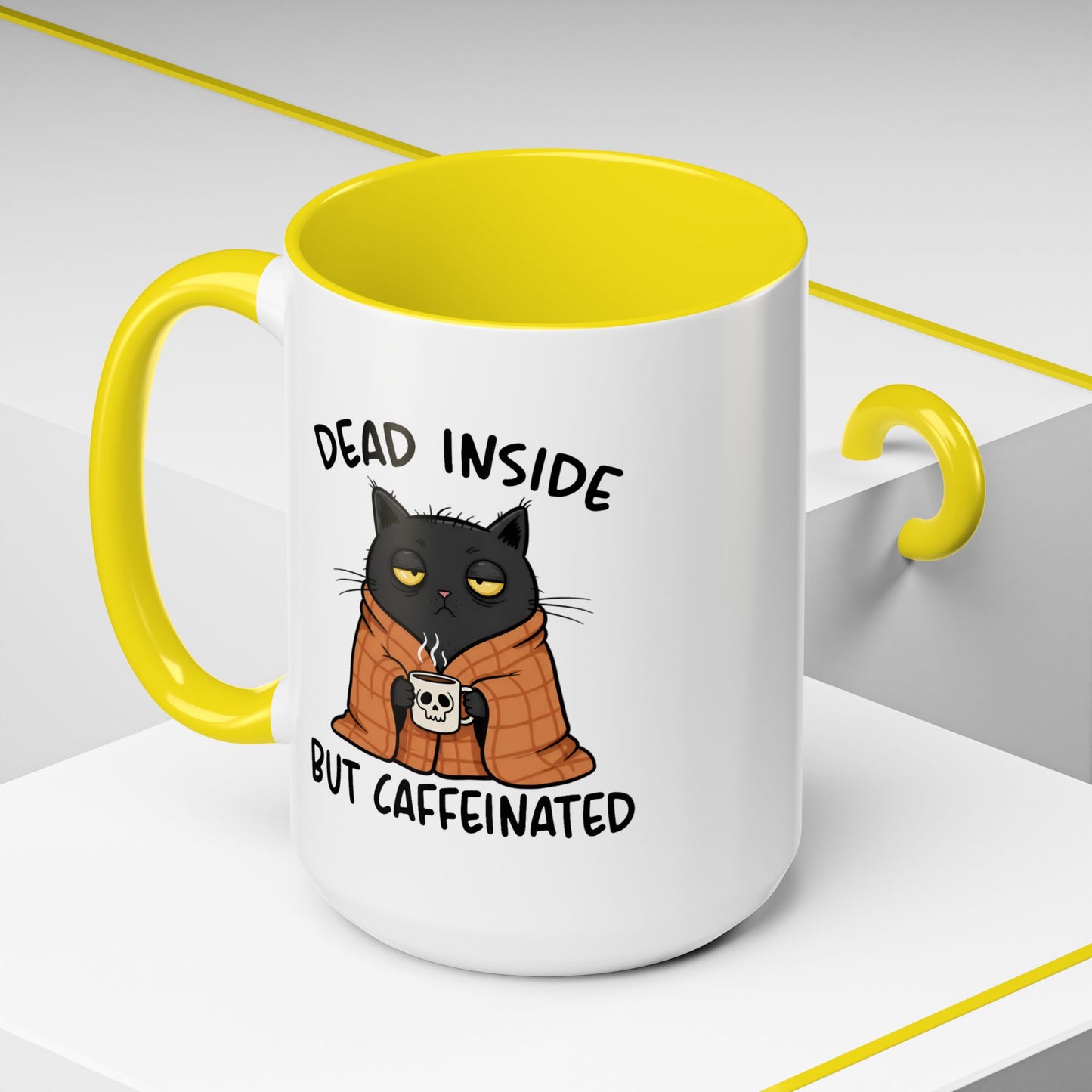 Animal Mug - Dead Inside But Caffeinated