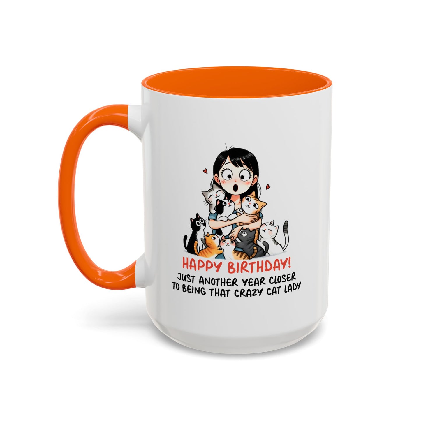 Birthday Mug - Crazy Cat Lady