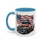 4th of July - Old Truck and Flag