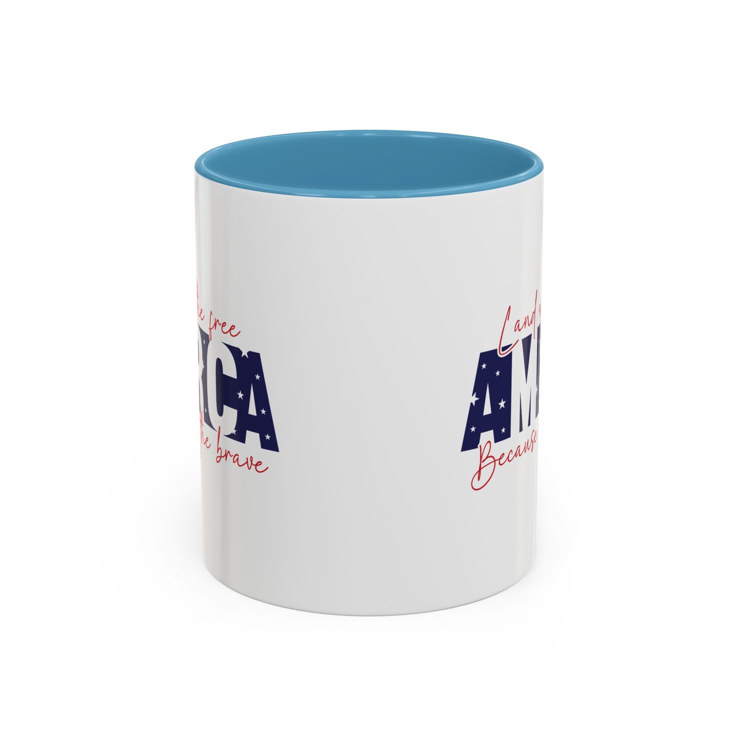 4th of July Mug - American Land of the Free Stars