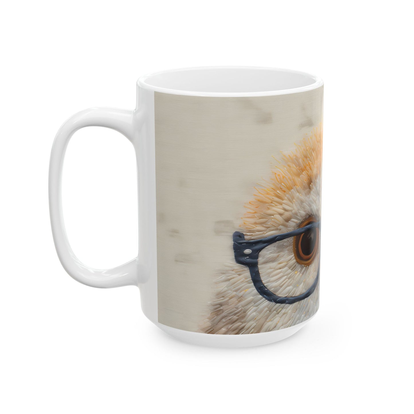 Artistic Mug - Felted Owl