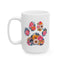 Animal Mug - Floral Dog Paw