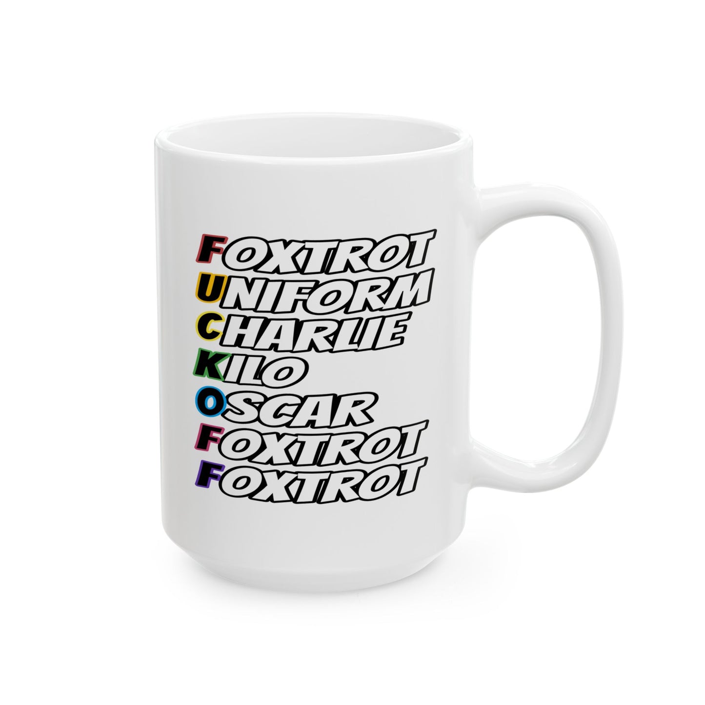 Adult Mug - Phonetic Fuck Off