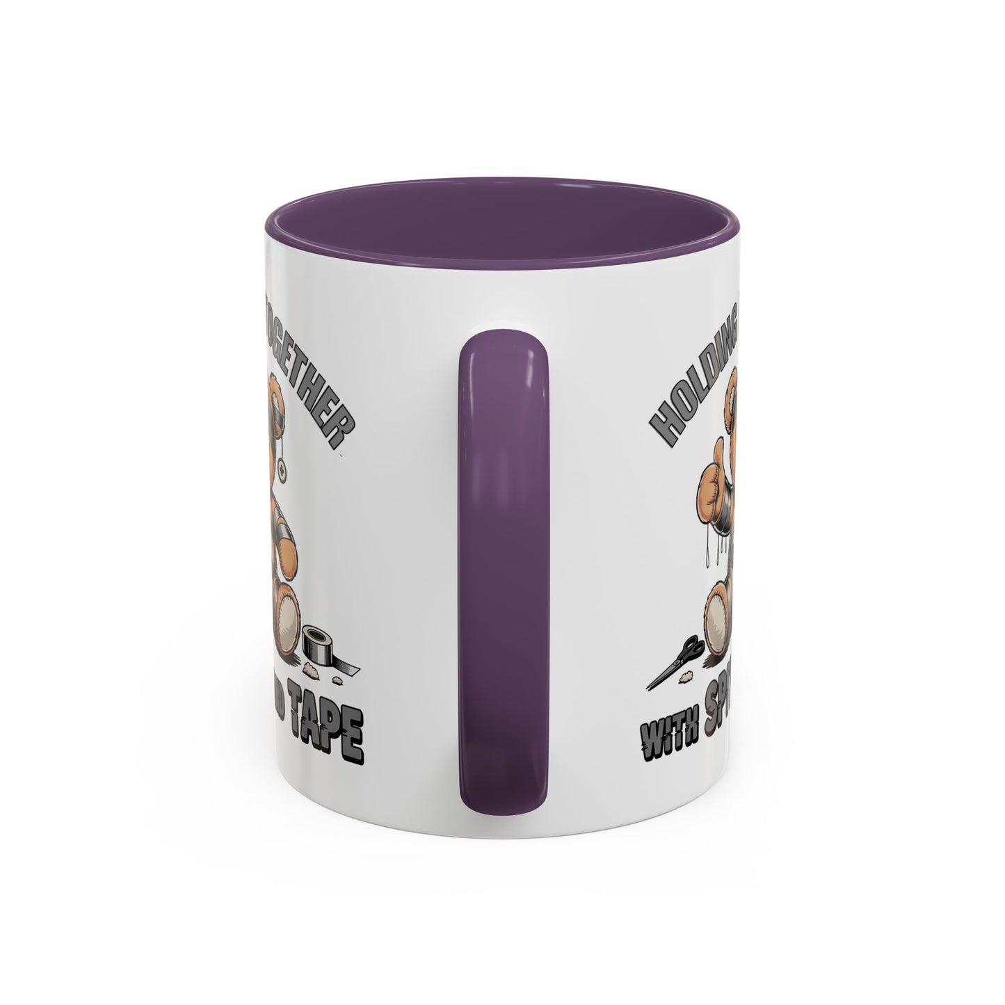 Humor Mug - Holding It Together With Spite & Tape