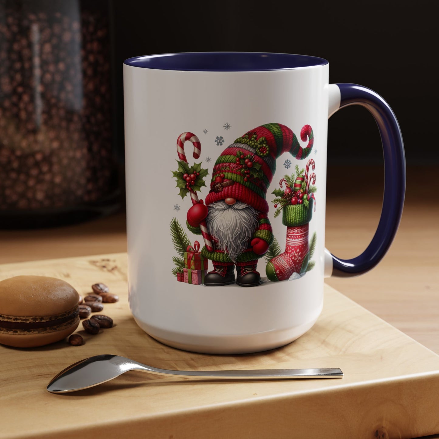 Christmas Mug - Gnome and Christmas Stocking