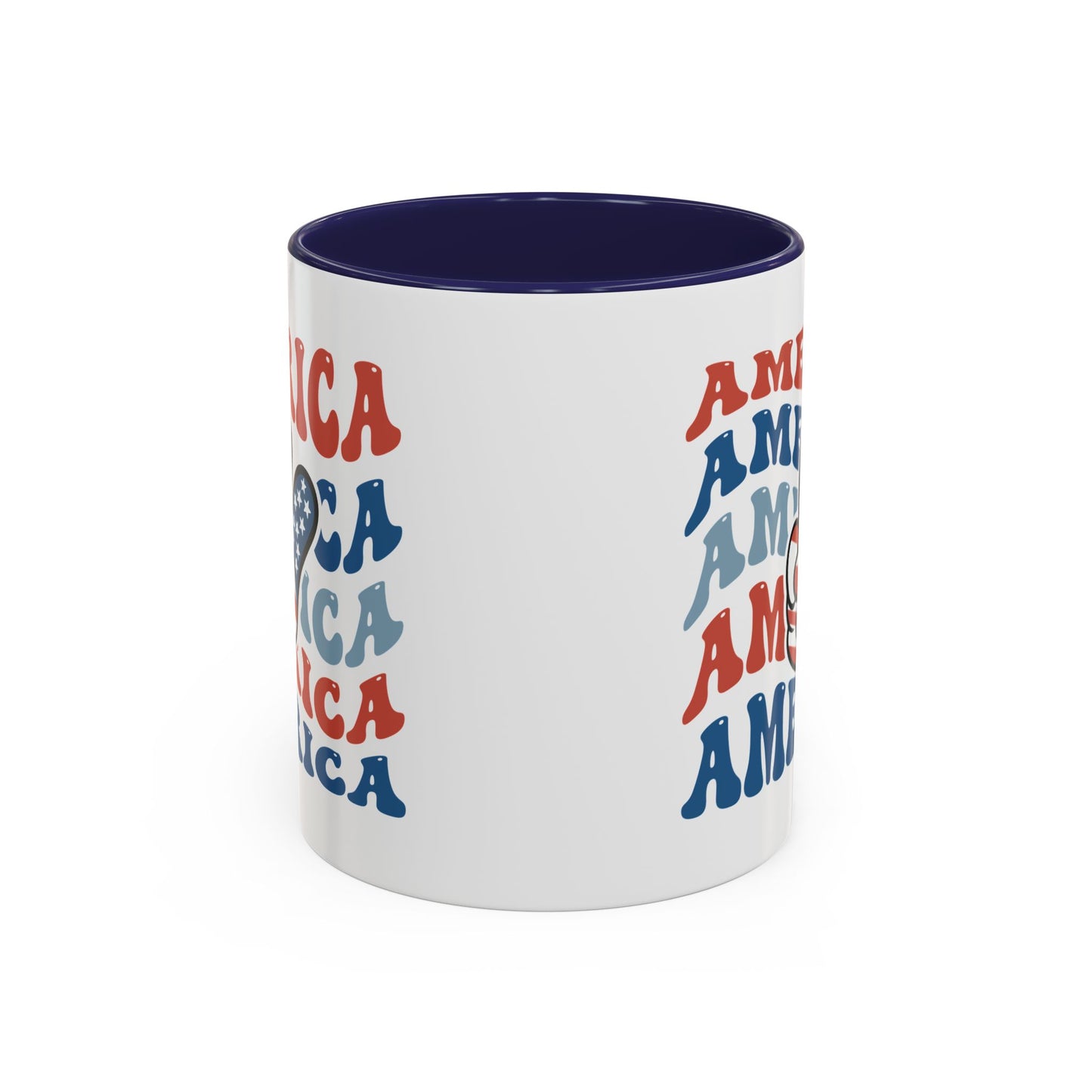 4th of July Mug - America peace Sign