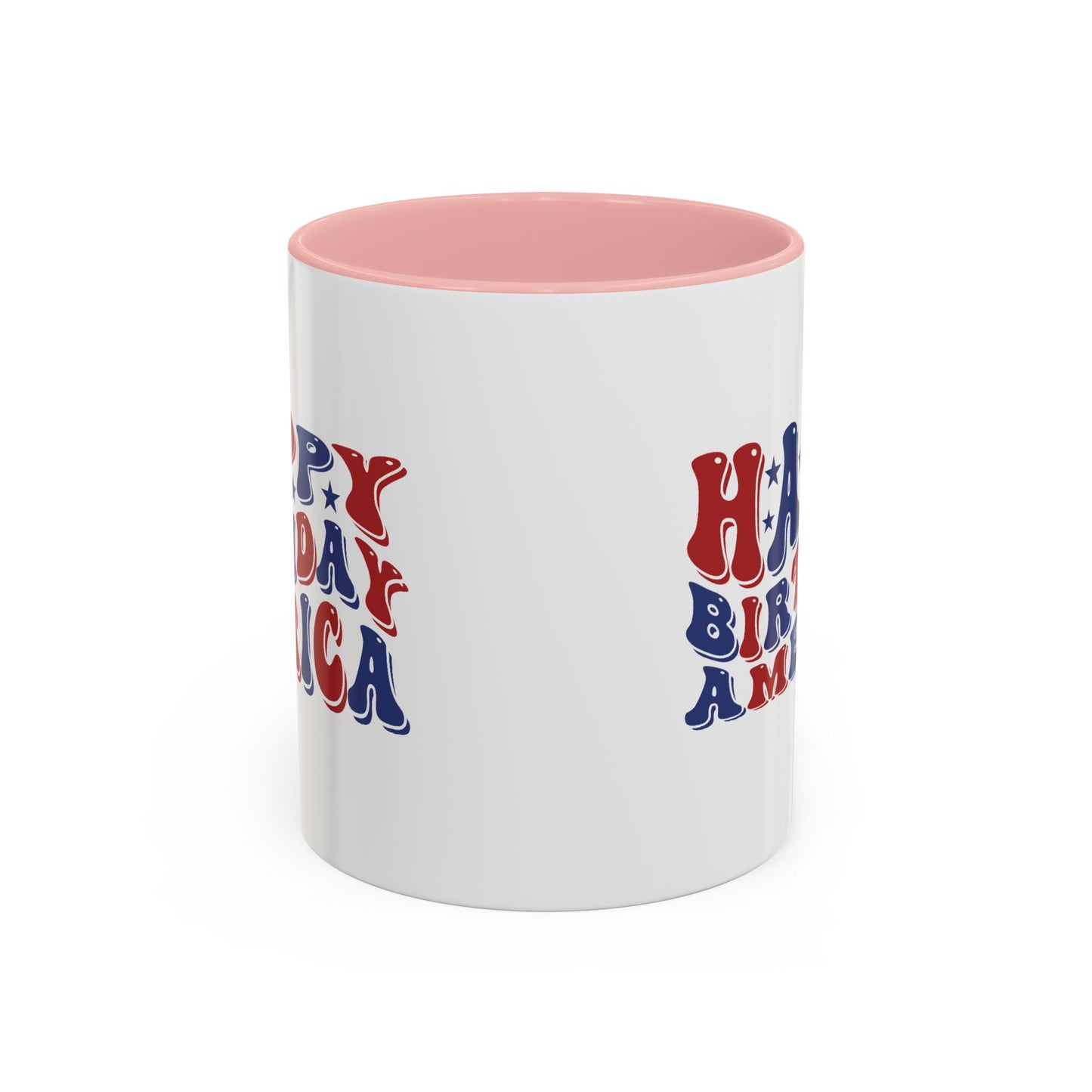 4th of July Mug - Happy Birthday America Retro