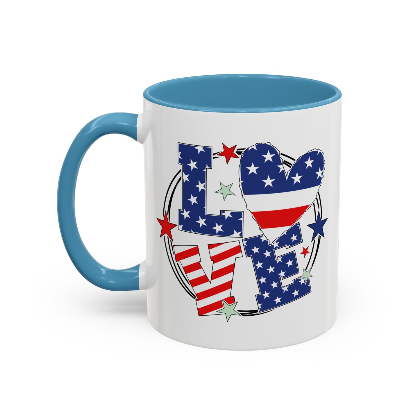 4th of July Mug - Love 4th of July
