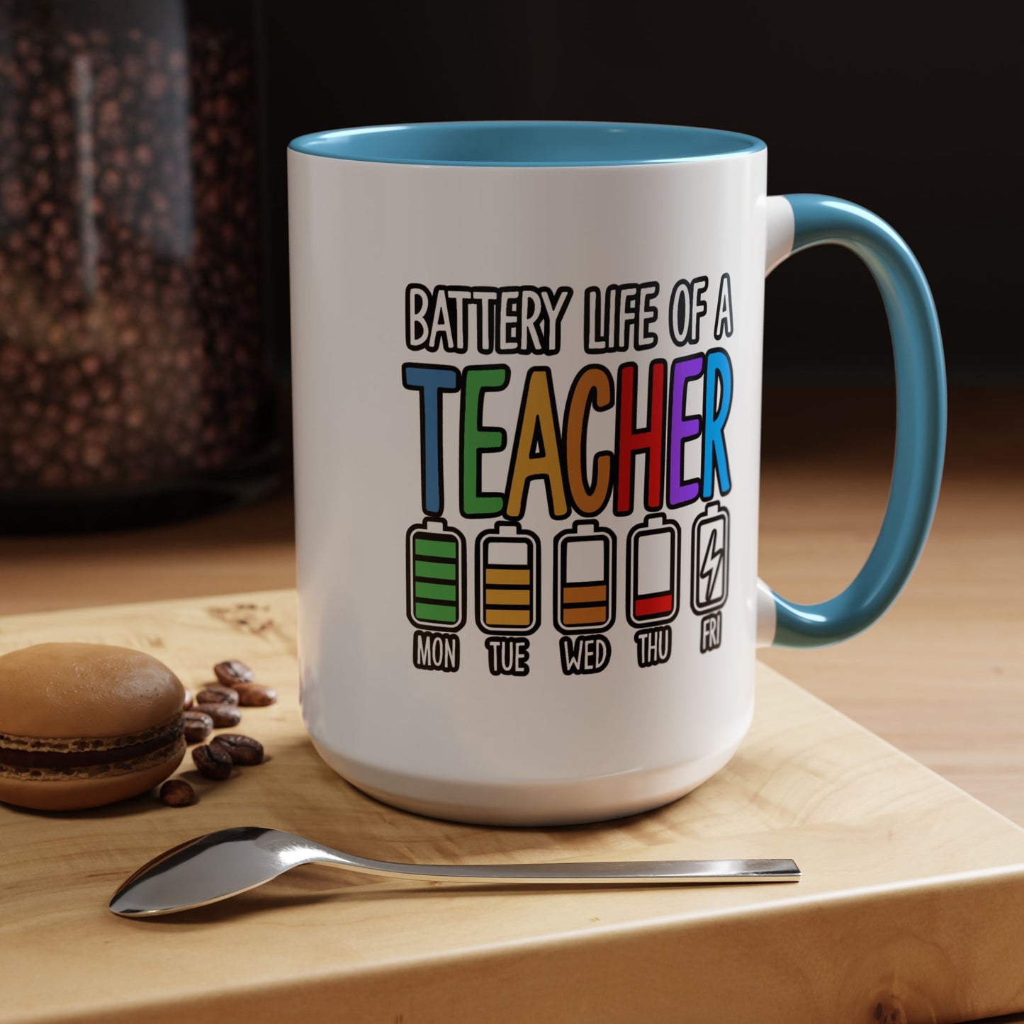 Office Mug - Battery Life of a Teacher