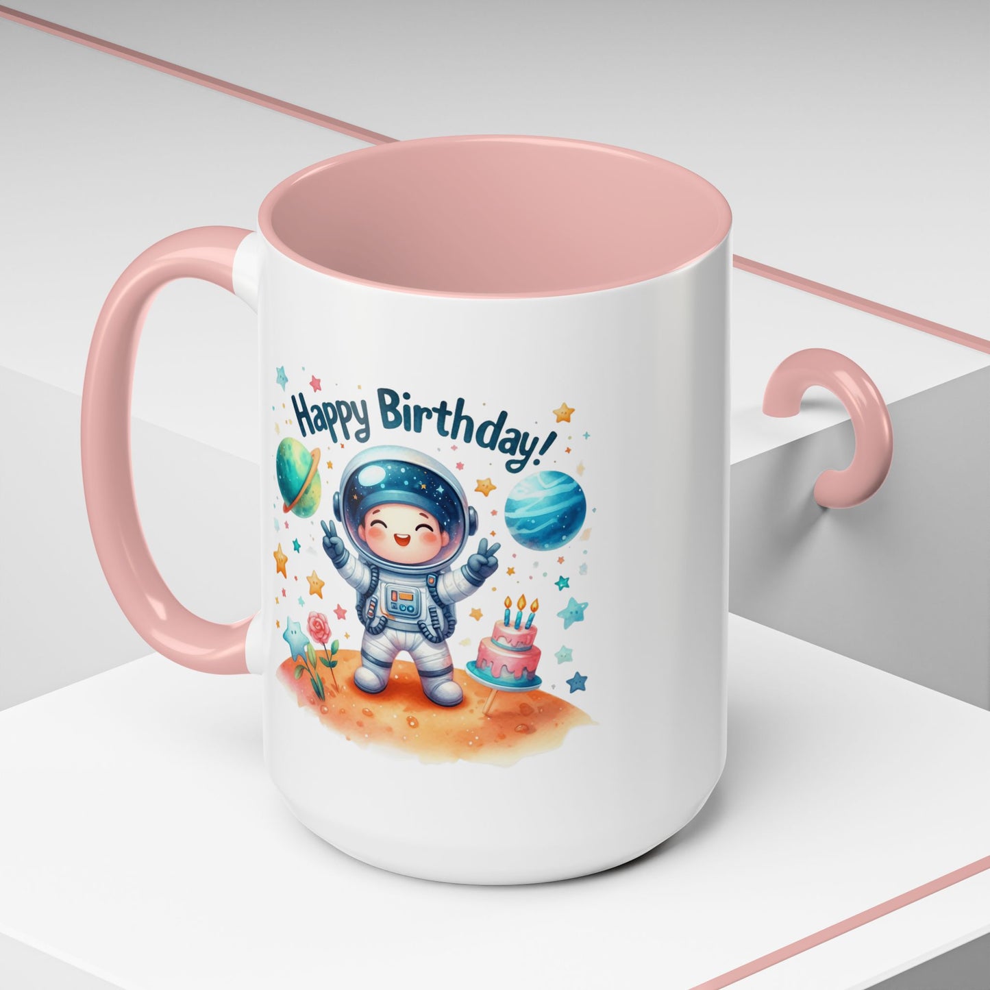 Birthday Mug - Happy Birthday Astronaut