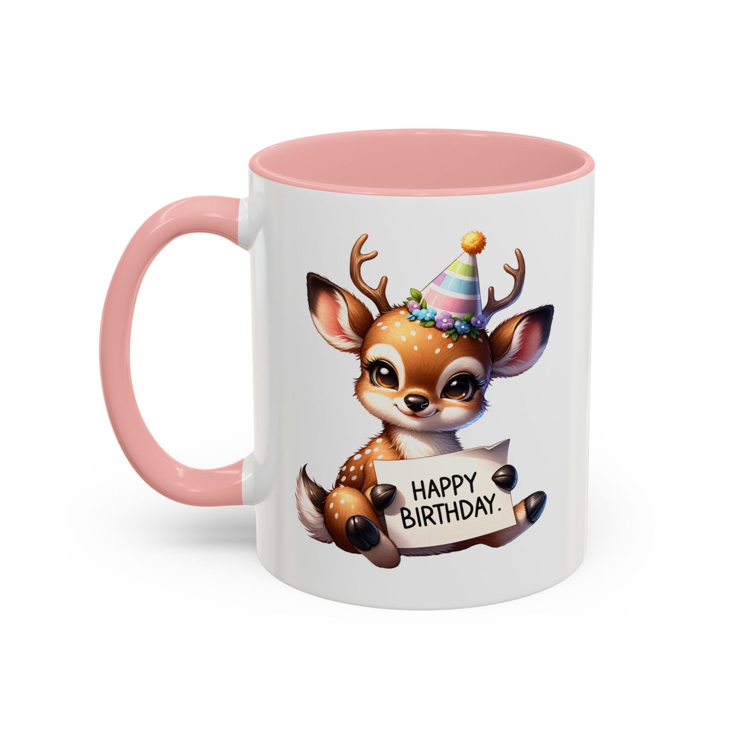 Birthday Mug - Happy Birthday Deer Clipart