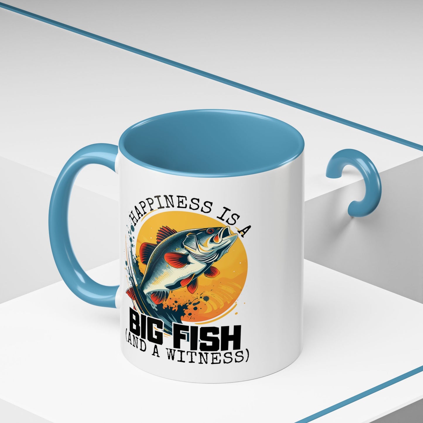 Adventure Mug - Happiness Is A Big Fish