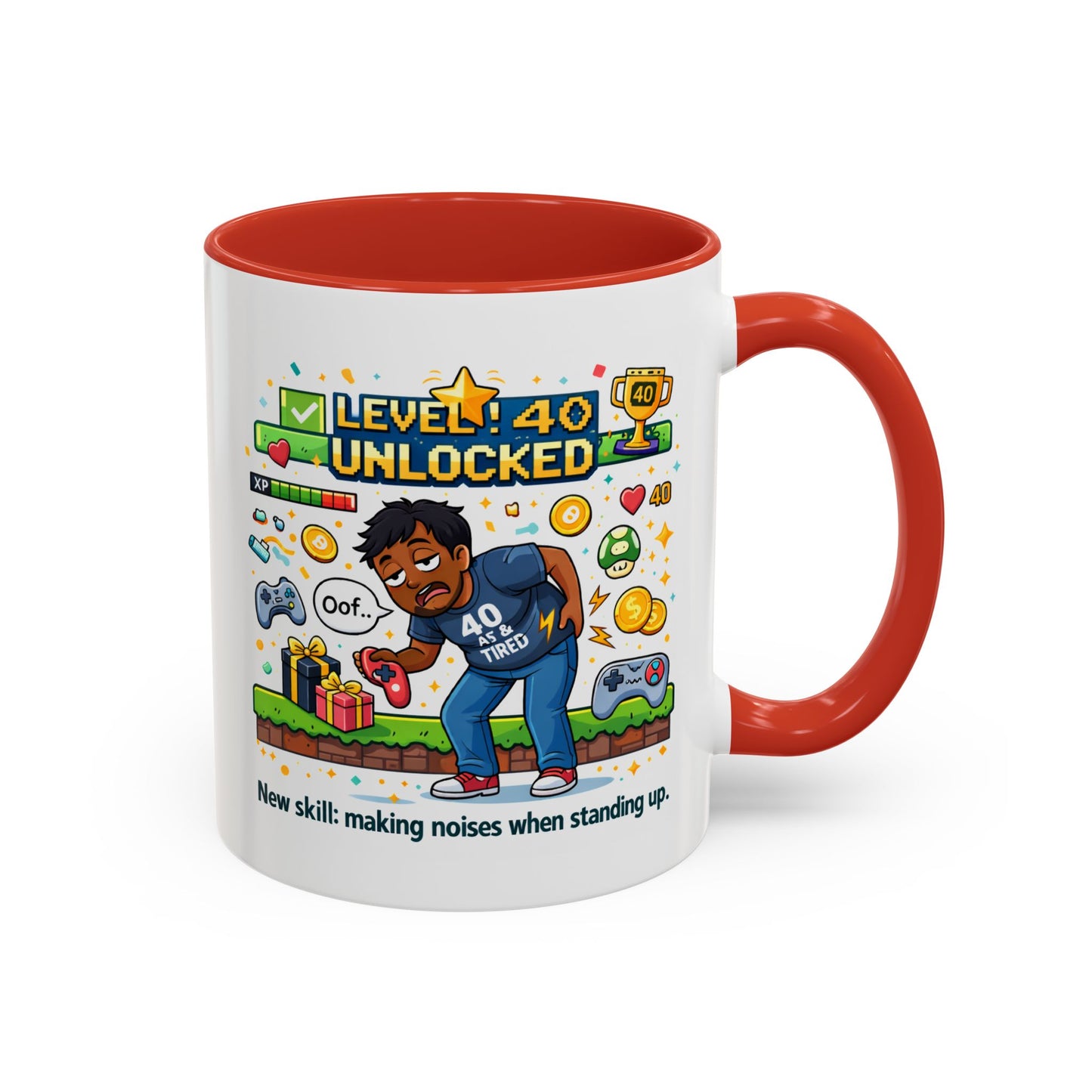 Birthday Mug - Level 40 Unlocked
