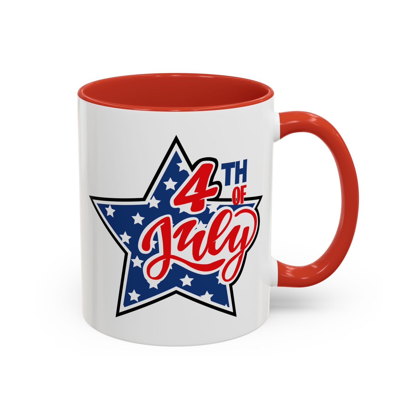 4th of July Mug - 4th of July Star Flag
