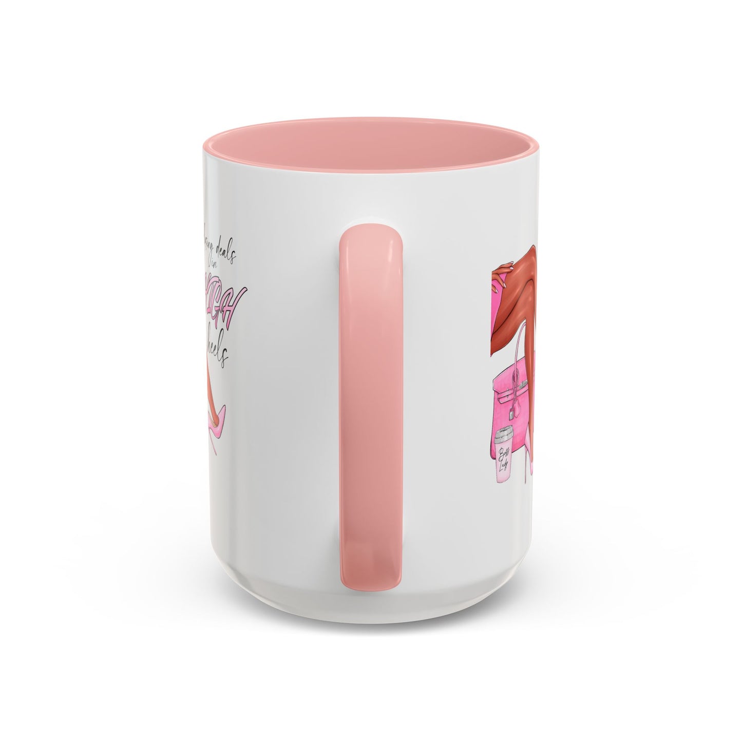 Humor Mug - Closing Deals in High Heels