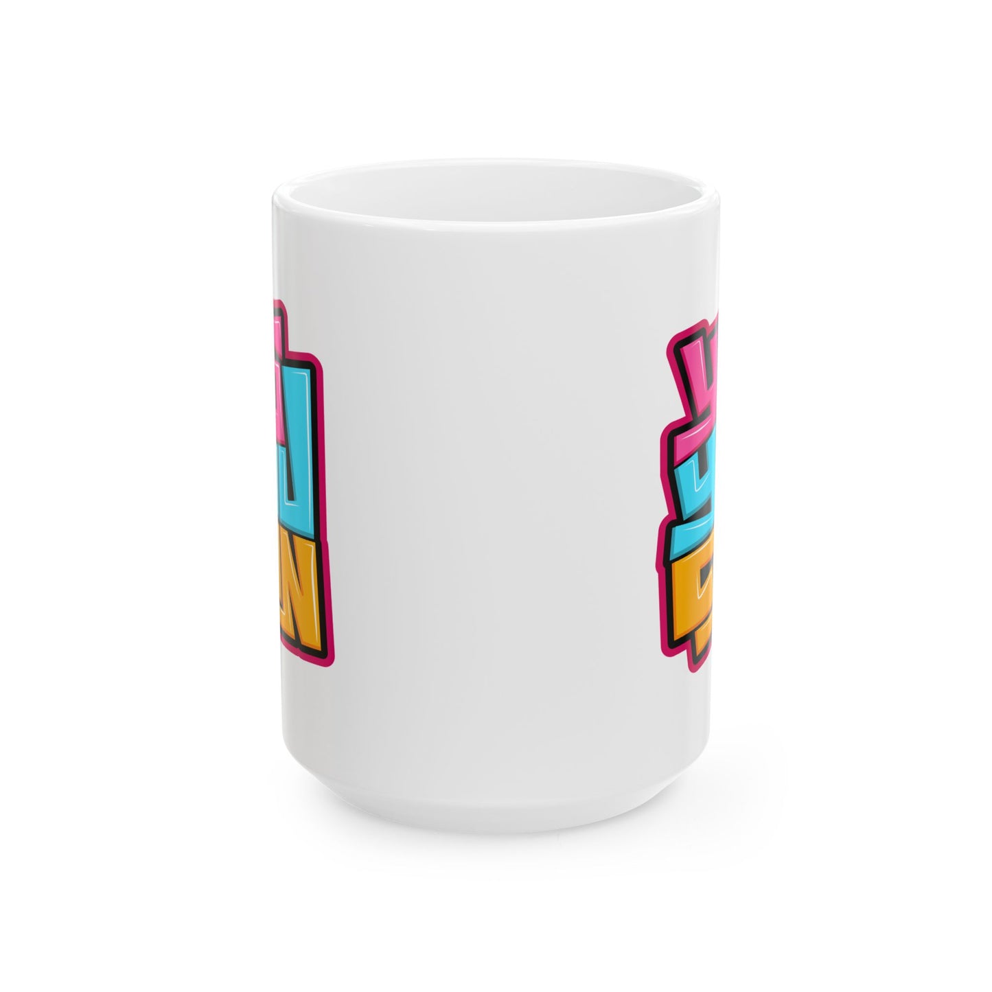 Motivation Mug - Yes You Can Graffiti