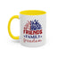 4th of July Mug - Friends Family Freedom Sunflower
