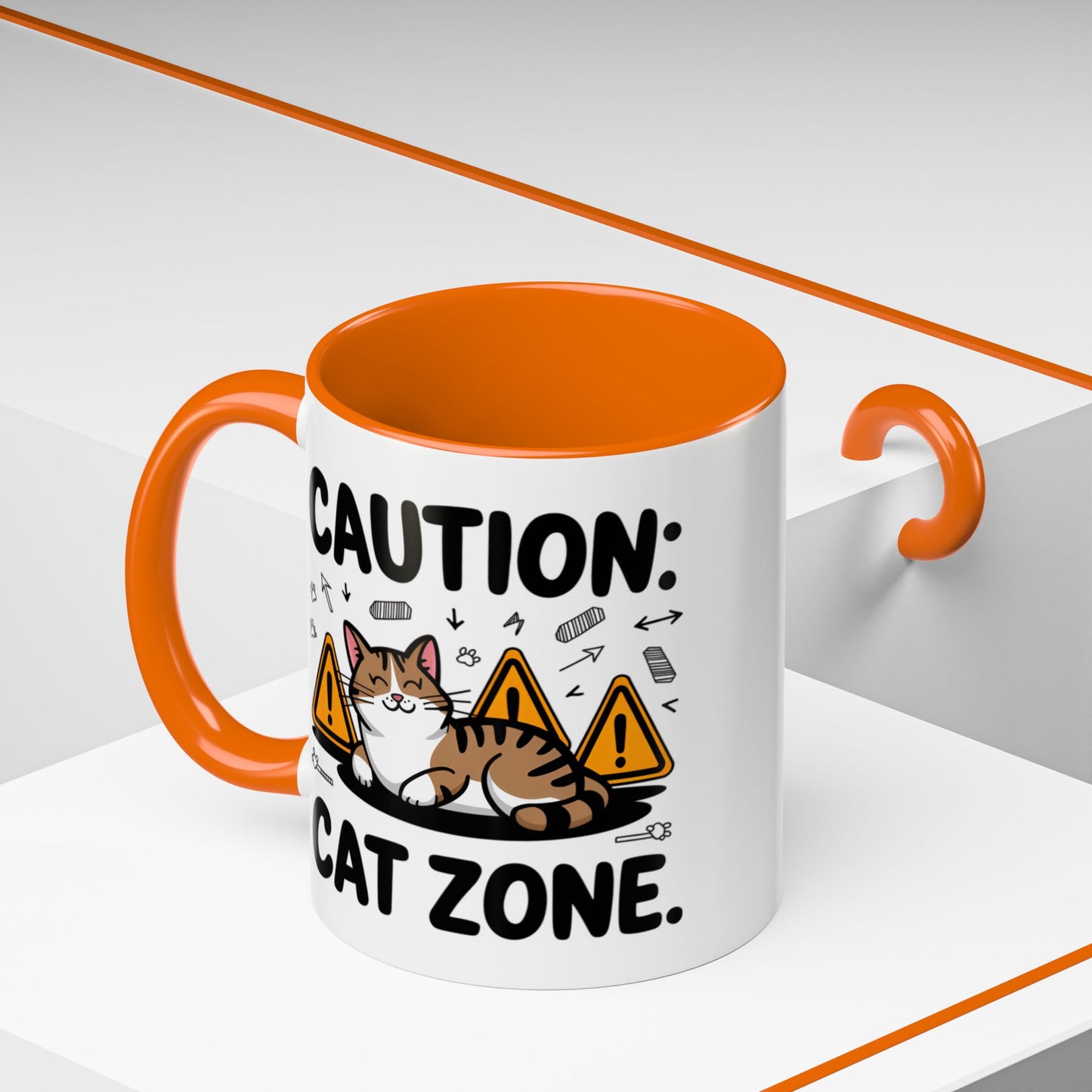 Animal Mug - Caution: Cat Zone