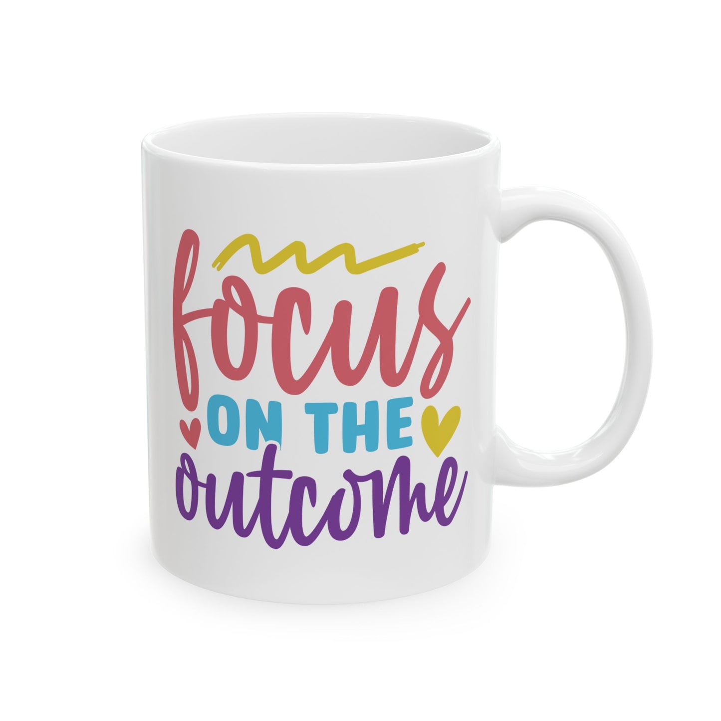 Motivation Mug - Focus On The Outcome