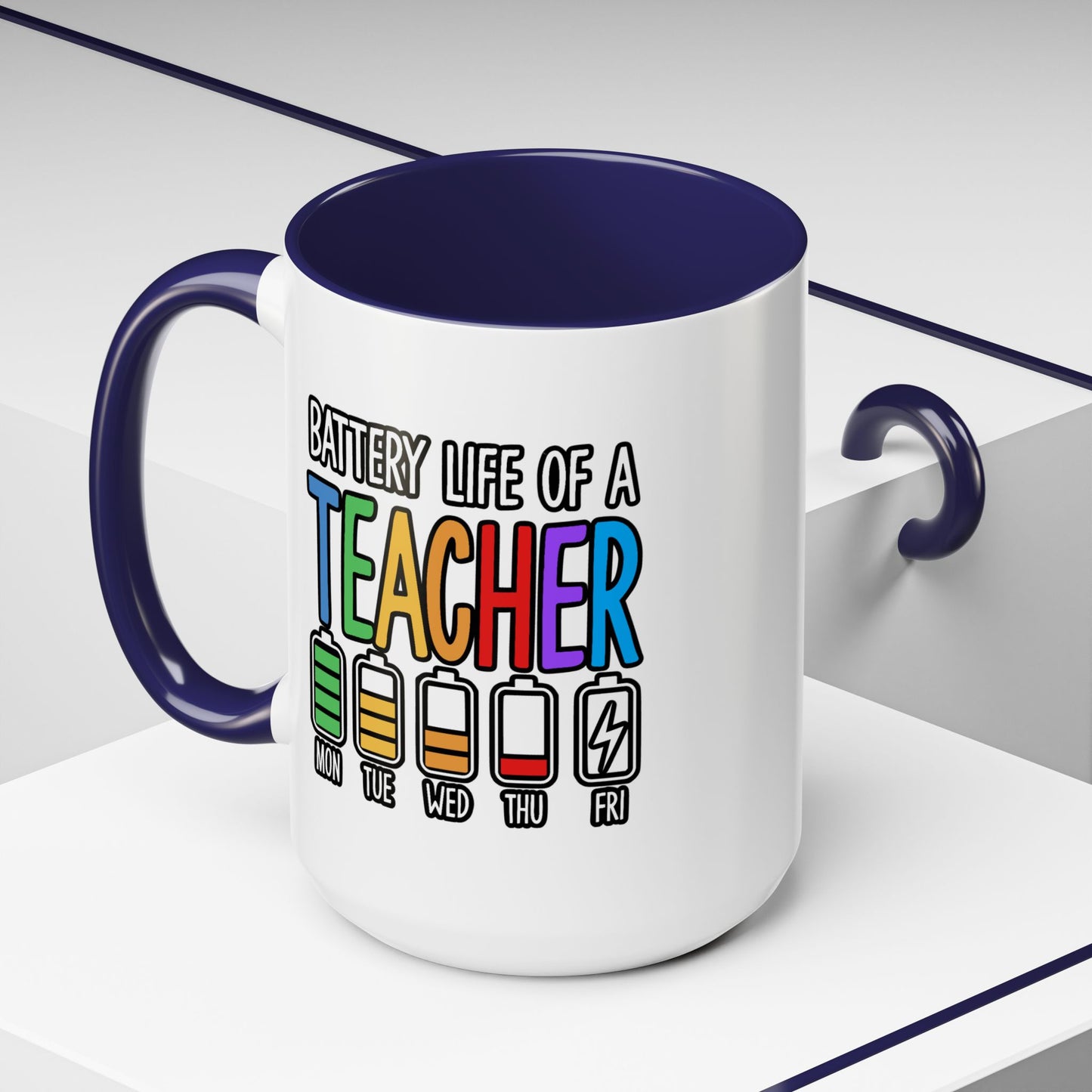 Office Mug - Battery Life of a Teacher