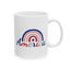 4th of July Mug - America Patriotic Rainbow