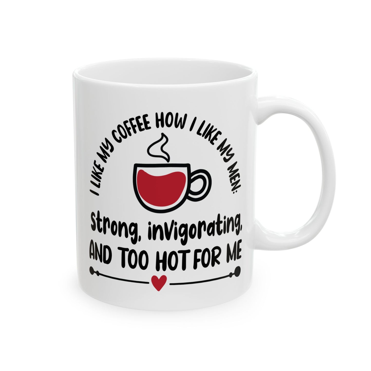 Humor Mug - I Like My Coffee How I Like My Men