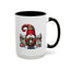 Christmas Mug - Gnome with Christmas Wreath