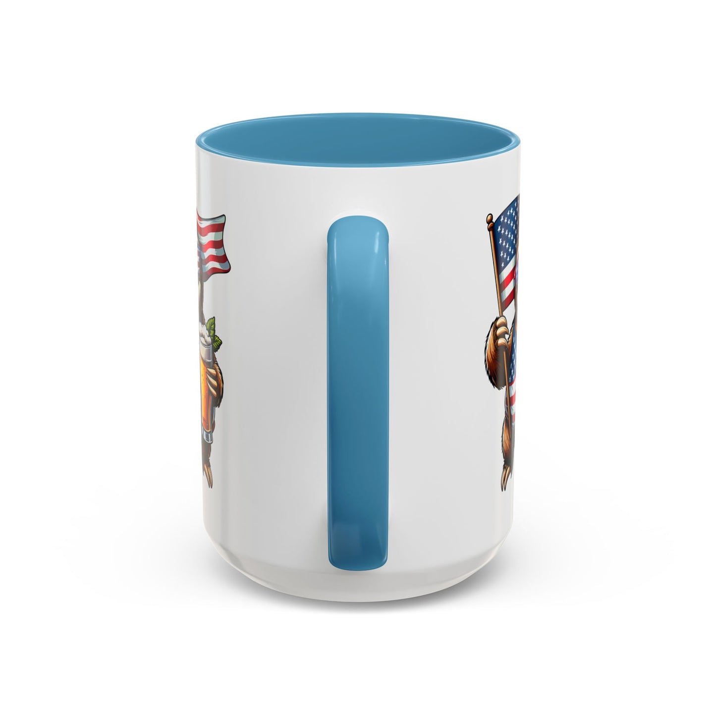 4th of July Mug - Merica Sloth