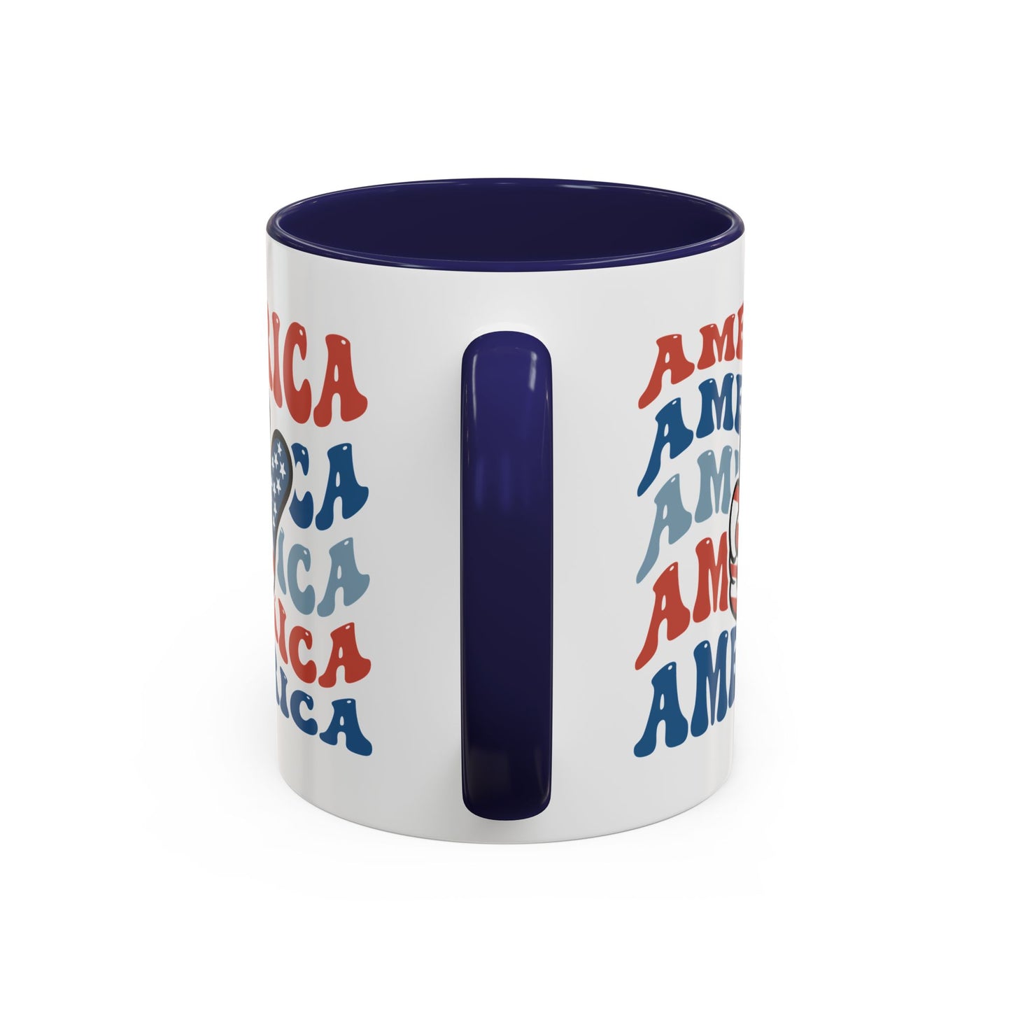 4th of July Mug - America peace Sign
