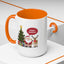 Christmas Mug - Happy Holidays Callout Santa Tree Presents Reindeer