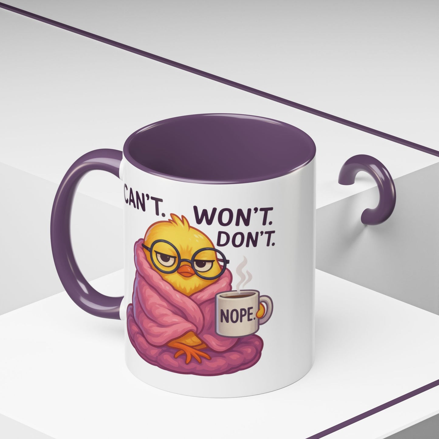 Office Mug - Can't Won't Don't
