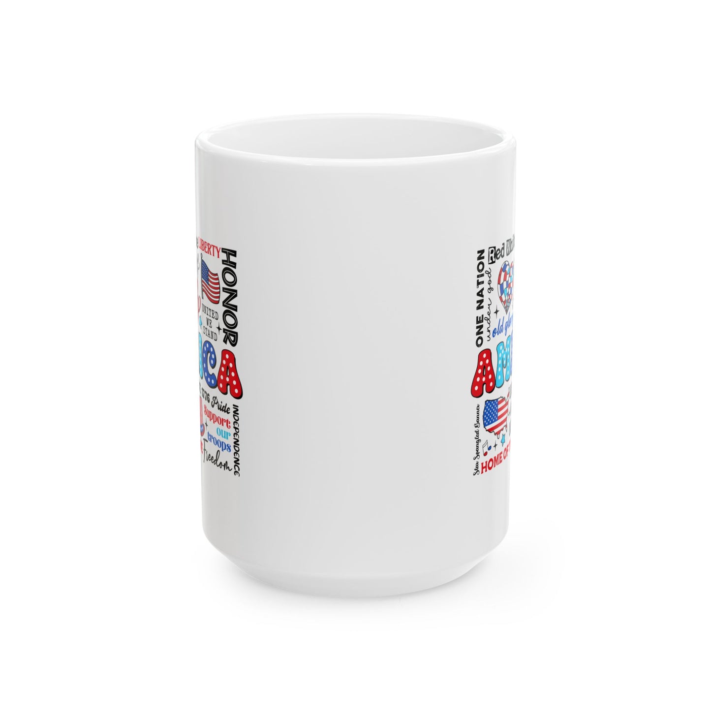 4th of July Mug - Retro America