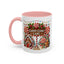 Christmas Mug - Candy Cane Lane White Text Ornaments Candy
