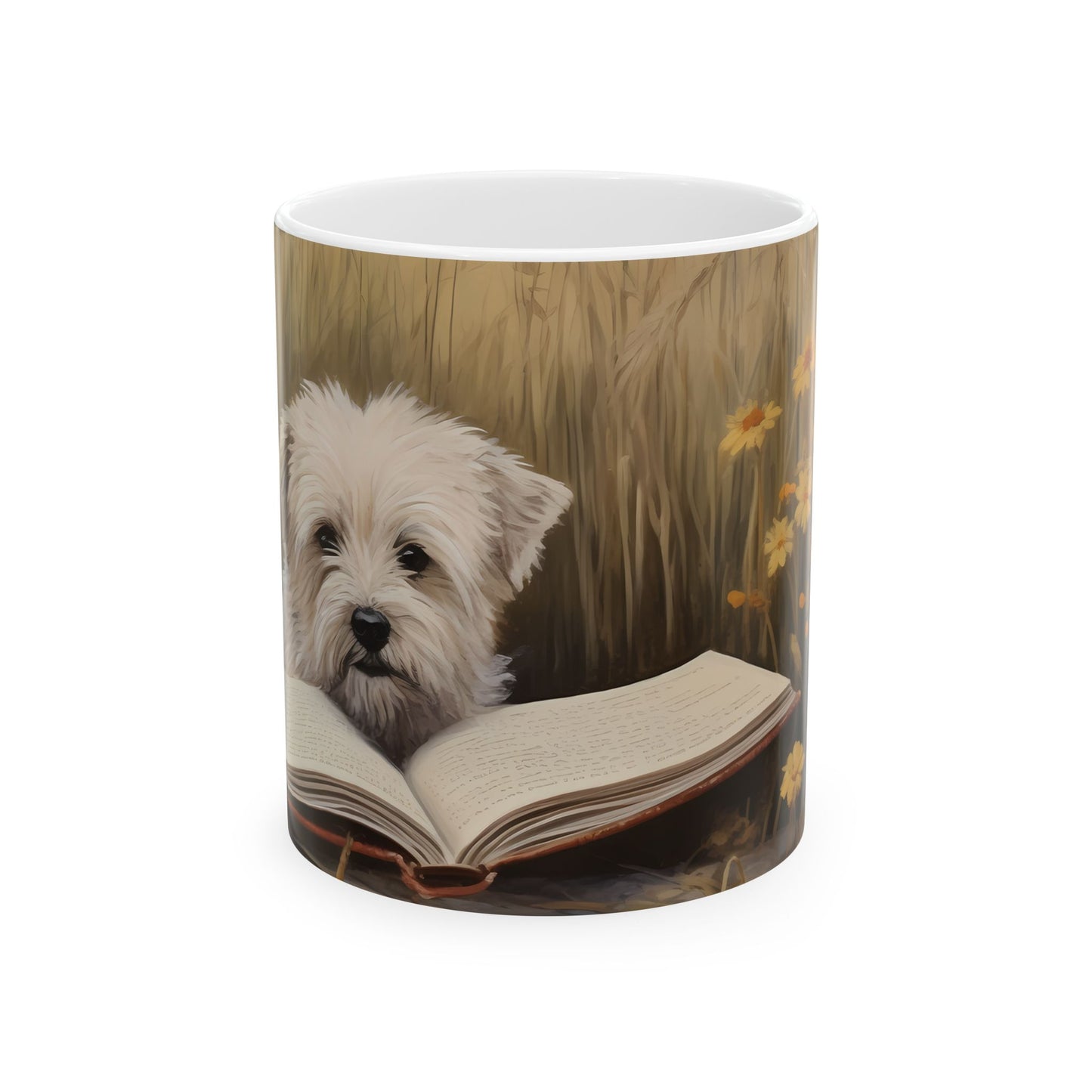 Artistic Mug - Felted Dog 2