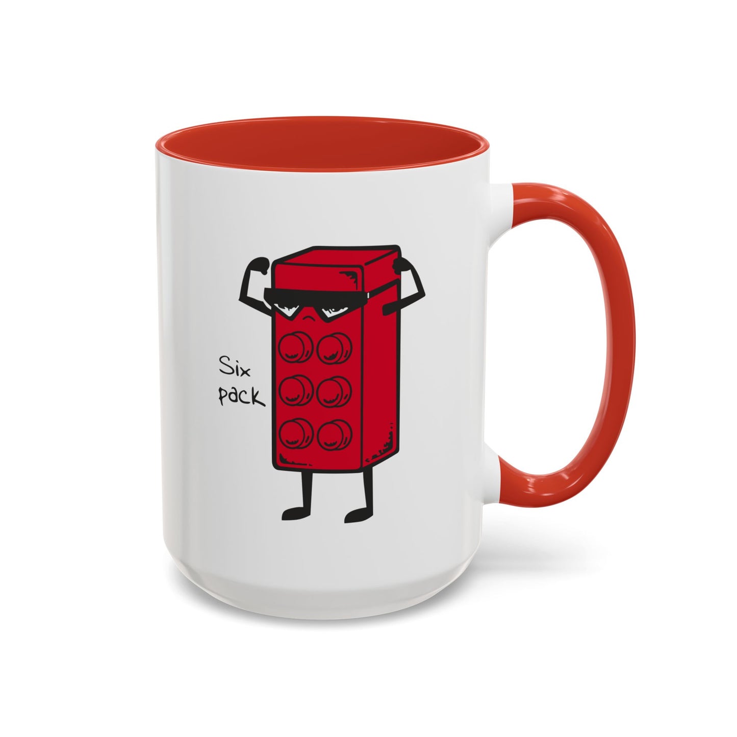 Humor Mug - Six Pack Lego Block