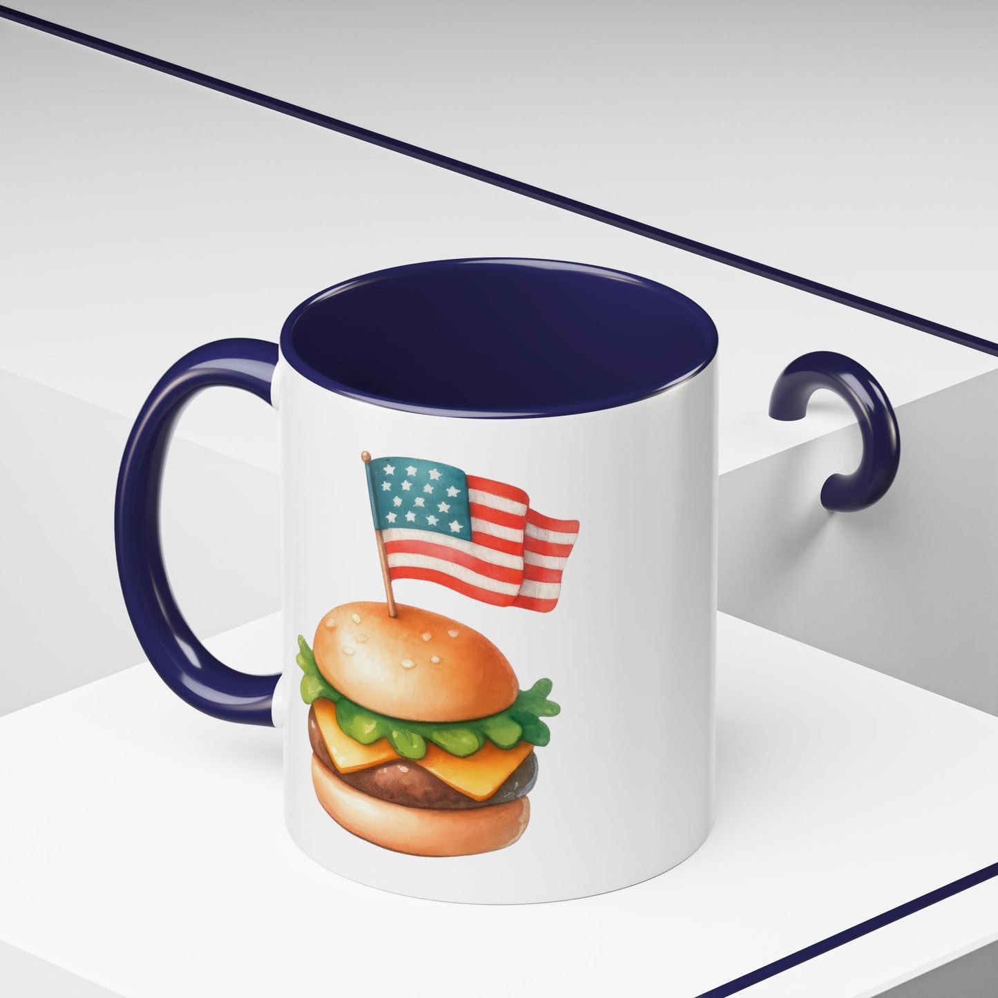4th of July - Burger Flag